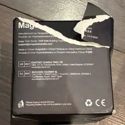 Mage Tech Card Deck Box for Commander Deck, Black/Red) NEW - Image 2