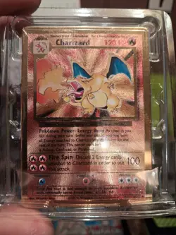 Pokemon Charizard (Celebrations Metal Card) 004/102 Gold Holo - Image 1