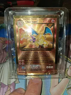 Pokemon Charizard (Celebrations Metal Card) 004/102 Gold Holo - Image 2
