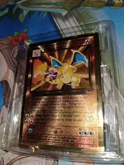 Pokemon Charizard (Celebrations Metal Card) 004/102 Gold Holo - Image 4