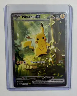 🔥Pokemon Ascended Heroes Pikachu EX 276/217 Full Art Holo single card - Image 1