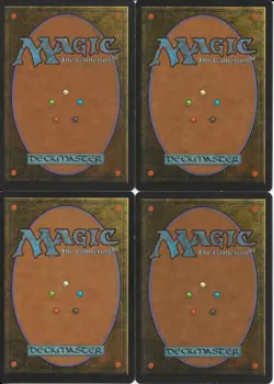 MTG: FEAST OF THE UNICORN dual art Homelands COMMON; played, Excellent x4 - Image 2