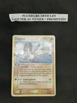 Carte Pokemon Francaise Laggron 27/100 Ex Gardiens De Cristal Rare - Image 2
