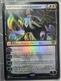 Ral Zarek, Guest Lecturer FOIL -NM/M- Secrets of Strixhaven - Image 1