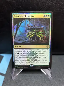 CAULDRON OF ESSENCE Magic the Gathering MTG Secrets of Strixhaven 179 Rare Foil - Image 1