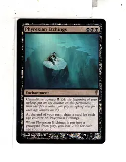 MTG SkeenAB Phyrexian Etchings FOIL from Coldsnap. NM. - Image 1