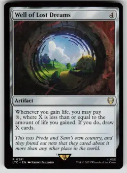Well of Lost Dreams Commander: The Lord of the Rings 291 MTG NM - Image 1