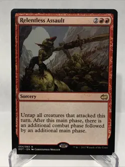 MTG Relentless Assault (LP) Duel Decks: Merfolk vs. Goblins LP MTG - Image 1