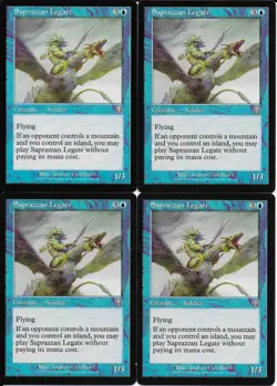MTG: SAPRAZZAN LEGATE Mercadian Masques UNCOMMON; played, Excellent condition x4 - Image 1