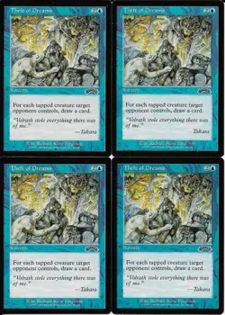 MTG: THEFT OF DREAMS Exodus COMMON; played, Excellent condition x4 - Image 1