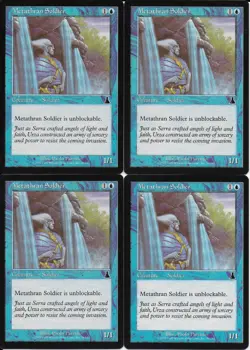 MTG: METATHRAN SOLDIER Urza's Destiny COMMON; played, Excellent condition x4 - Image 1