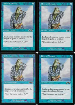 MTG: ROBE OF MIRRORS Exodus COMMON; played, Excellent condition x4 - Image 1