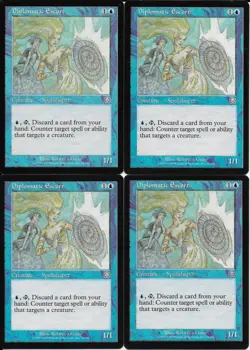 MTG: DIPLOMATIC ESCORT Mercadian Masques UNCOMMON; played, Excellent x4 - Image 1
