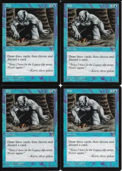 MTG: SIFT Stronghold COMMON; played, Excellent condition x4 - Image 1