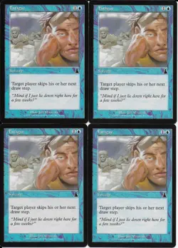 MTG: FATIGUE Urza's Destiny COMMON; played, Excellent condition x4 - Image 1