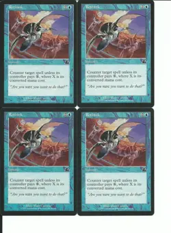 MTG: RETHINK Prophecy COMMON; played, Excellent condition x4 - Image 1