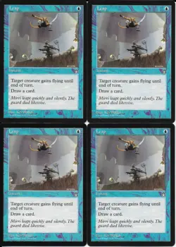 MTG: LEAP Stronghold COMMON; played, Excellent condition x4 - Image 1