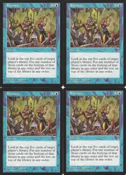 MTG: RANSACK Stronghold UNCOMMON; played, Excellent condition x4 - Image 1