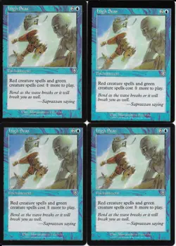 MTG: HIGH SEAS Mercadian Masques UNCOMMON; played, Excellent condition x4 - Image 1