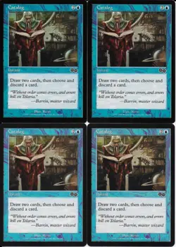 MTG: CATALOG Urza's Saga COMMON; played, Excellent condition x4 - Image 1