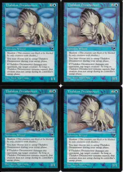 MTG: THALAKOS DREAMSOWER Tempest UNCOMMON; played, Excellent condition x4 - Image 1