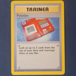 Pokedex 87/102 - Base Set 4th Print - Uncommon Vintage Pokemon Card WOTC NM - Image 1