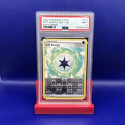 2022 Pokemon SW&SH LOST ORIGIN #171 GIFT ENERGY Reverse Foil | PSA 9| POP 1 of 3 - Image 4