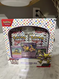 Pokemon Scarlet & Violet 151 Alakazam EX Collection Box New Factory Sealed - Image 1