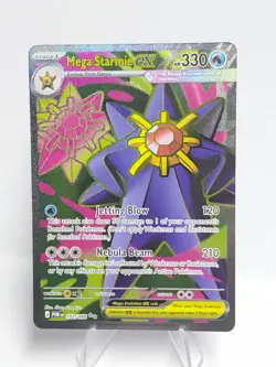 Mega Starmie EX 102/088 Full Art Ultra Rare Pokemon TCG: Perfect Order - Image 1