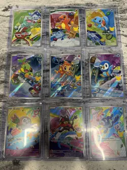 2026 Pokemon Promo 30th Anniversary First Partners Complete Set (9) - Image 1