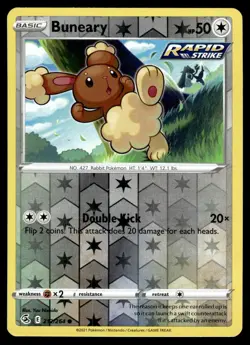 Buneary 212/264 Common Fusion Strike Pokemon Reverse Holo NM/M - Image 1