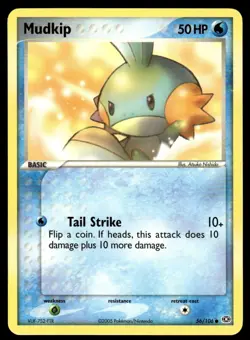 Pokemon TCG Emerald #56/106 Mudkip NM - Image 1