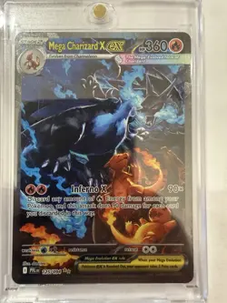Pokemon Mega Charizard X EX 125/094 Phantasmal Flames Holo 360 HP Stage 2 Rare - Image 1