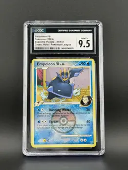CGC 9.5 Empoleon FB 27/147 Supreme Victors Reverse Holo Rare Pokemon League 2009 - Image 1
