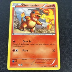 Pokemon Charmander 17/113 LTR Legendary Treasures LP - Image 1