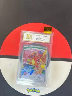 Pokemon TCG Chinese CHARMANDER Promo 30th-P-002/30th-P Grade10 - Image 1