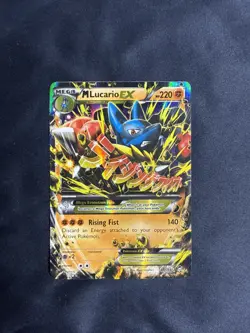 M Lucario EX 55/111 XY - Furious Fists Holo Mint Condition 2014 Pokemon LP+ - Image 1