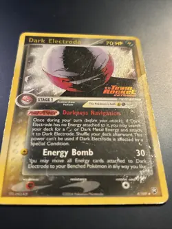 Dark Electrode 4/109 - EX Rocket Returns Stamp Reverse Holo Pokemon TCG DAMAGED - Image 3
