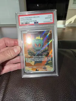2025 Pokemon Meg En Illustration Rare #146 Marshadow PSA 10 GEM MINT - Image 1