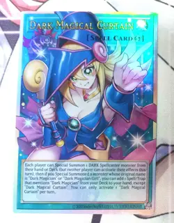 Dark Magical Curtain Full Art Overframe YuGiOh Doujin Card *PLEASE READ * - Image 1