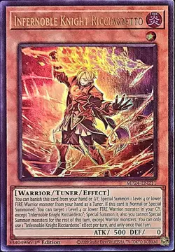 Yu-Gi-Oh! - Infernoble Knight Ricciardetto MP24-EN211 - 1st Ed. - Ultra R. - NM - Image 1