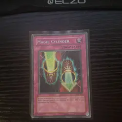 YuGiOh Magic Cylinder LON-104 Secret Rare Trap Card Labyrinth of Nightmare - Image 1