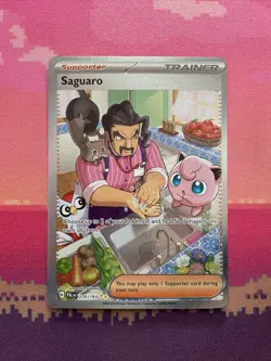 Pokemon Card Saguaro 270/193 Illustration Rare Paldea Evolved Near Mint - Image 1
