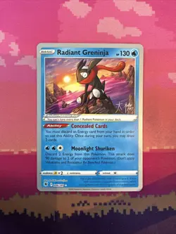 Pokemon Card Radiant Greninja World Championships 2022 046/189 Near Mint - Image 1