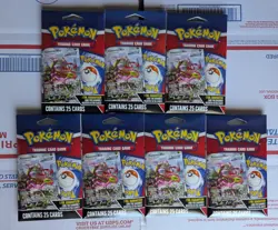 Pokemon TCG Packs (Lot of 7) - Unopened - Image 1