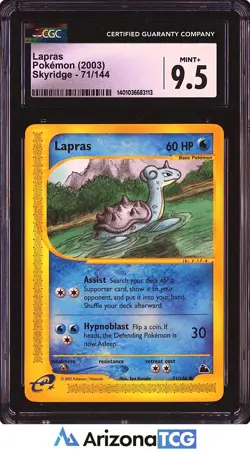 Pokemon 2003 Lapras 71/144 Skyridge CGC 9.5 - Image 1