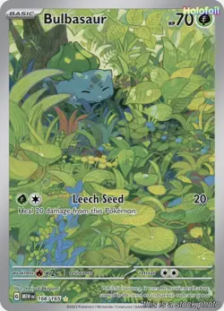 Holofoil - Bulbasaur - 166/165 - 166/165 - SV: Scarlet & Violet 151 - NM 🍃 - Image 1