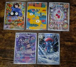 Pokemon Ascended Heroes Lot Of 5 Erika's Tangela Dreepy Weaville Trevenant - Image 1