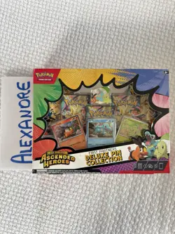 Pokemon Ascended Heroes First Partner Deluxe Pin Collection Sealed New - Image 1