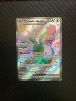 Pokemon Squawkabilly ex SV: Paldean Fates 223/091 Near Mint NM - Image 1